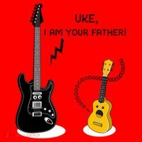Uke I Am Your Father! Santa Hat thumb 1