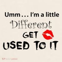 Umm I’M A Little Different Get Used Garment-Dyed Women's Muscle Tee thumb 6