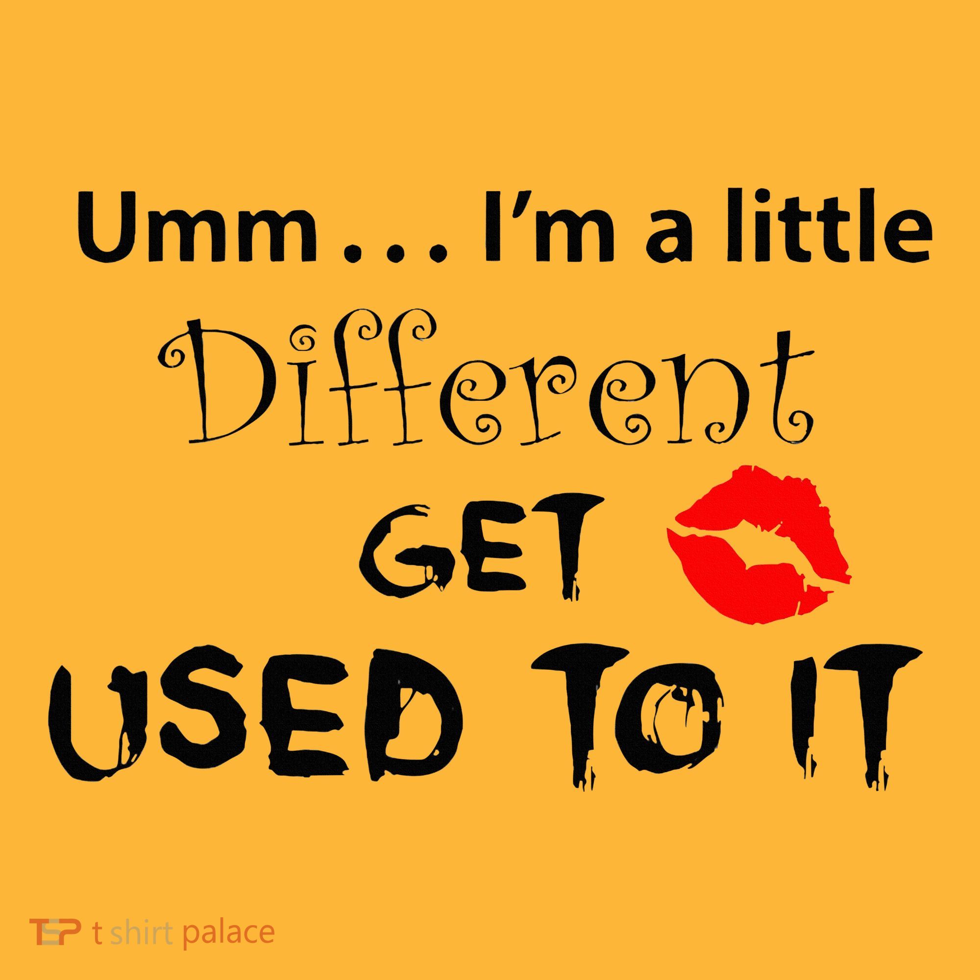 Umm I’M A Little Different Get Used Pom Pom 12in Knit Beanie