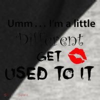 Umm I’M A Little Different Get Used Raglan Baseball Sleeve Shirt thumb 2