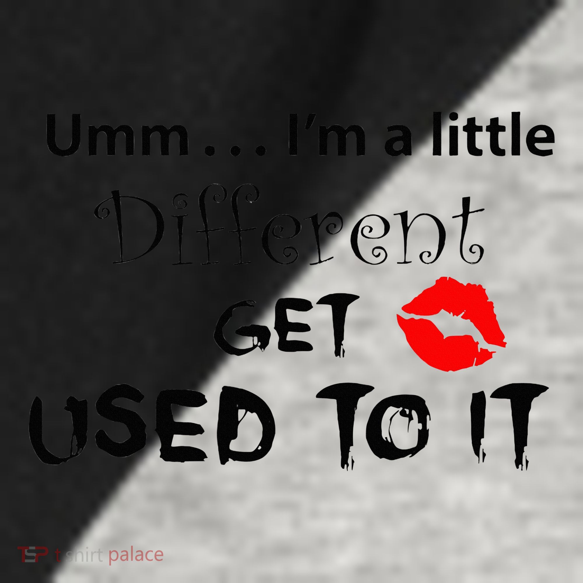 Umm I’M A Little Different Get Used Raglan Baseball Sleeve Shirt