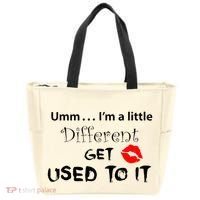 Umm I’M A Little Different Get Used Tote Bag thumb 0