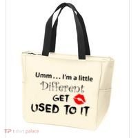 Umm I’M A Little Different Get Used Tote Bag thumb 3