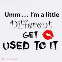 Umm I’M A Little Different Get Used Women's Hoodie thumb 2
