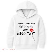 Umm I’M A Little Different Get Used Kids Hoodie thumb 0