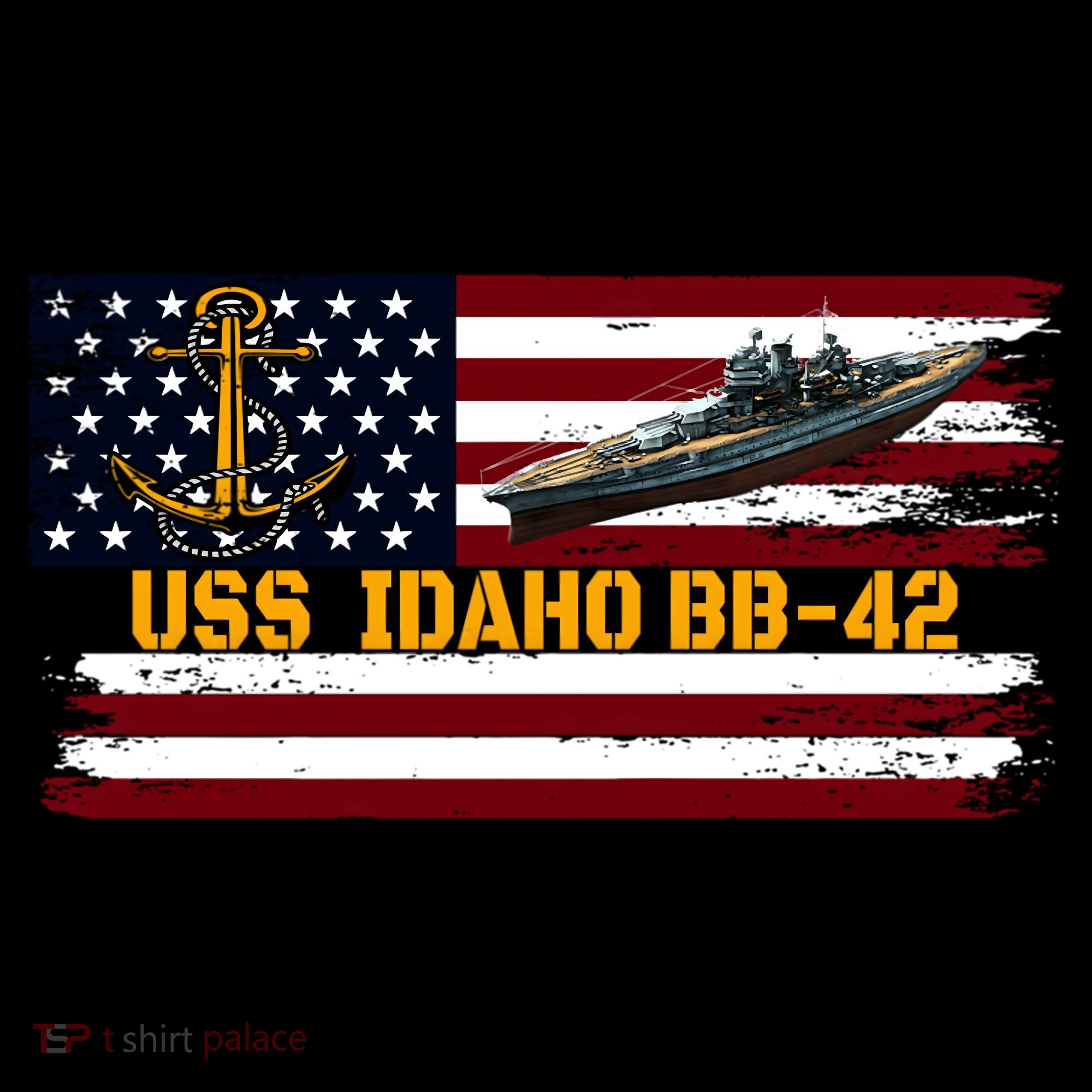 Uss Idaho Bbgift42 Ww2 Battleship Warship Veterans Day Father's Cool Gift Coffee Mug