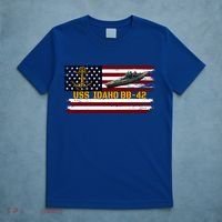Uss Idaho Bbgift42 Ww2 Battleship Warship Veterans Day Father's Cool Gift T-Shirt thumb 5