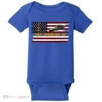 Uss Idaho Bbgift42 Ww2 Battleship Warship Veterans Day Father's Cool Gift Baby Bodysuit thumb 0