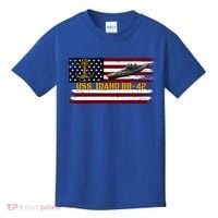 Uss Idaho Bbgift42 Ww2 Battleship Warship Veterans Day Father's Cool Gift Kids T-Shirt thumb 0
