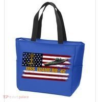Uss Idaho Bbgift42 Ww2 Battleship Warship Veterans Day Father's Cool Gift Tote Bag thumb 3