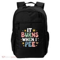 Uti It Burns When I Pee Funny Get Well Soon Gift Backpack thumb 0