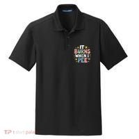 Uti It Burns When I Pee Funny Get Well Soon Gift Dry Zone Grid Polo thumb 0