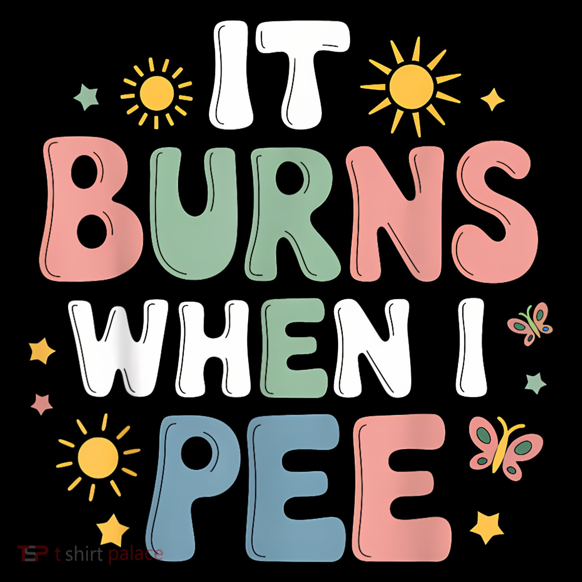 Uti It Burns When I Pee Funny Get Well Soon Gift Mousepad