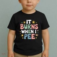 Uti It Burns When I Pee Funny Get Well Soon Gift Toddler T-Shirt thumb 2