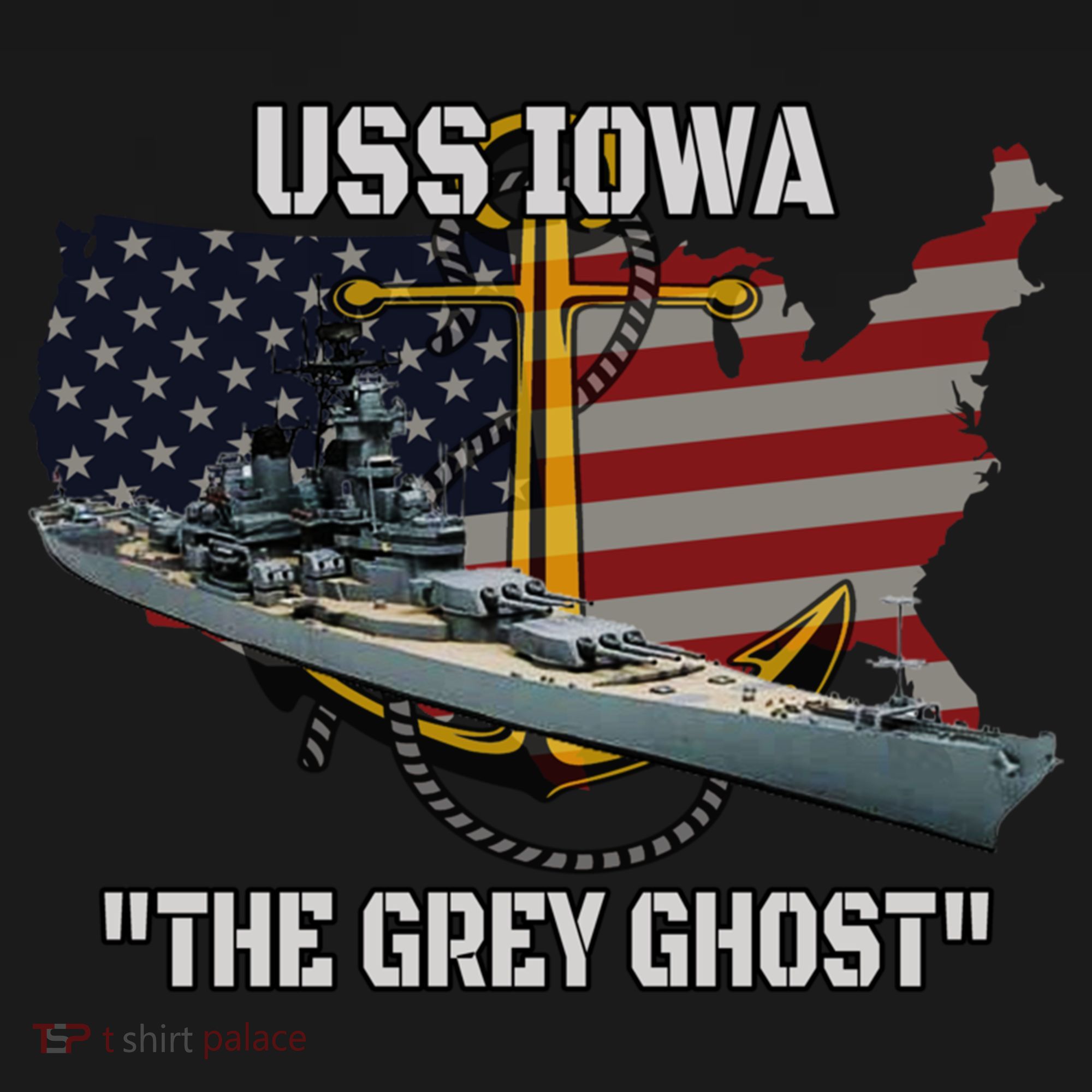 Uss Iowa Battleship Veterans Day Warship Bb61 FatherS Day Cute Gift Women's Hoodie