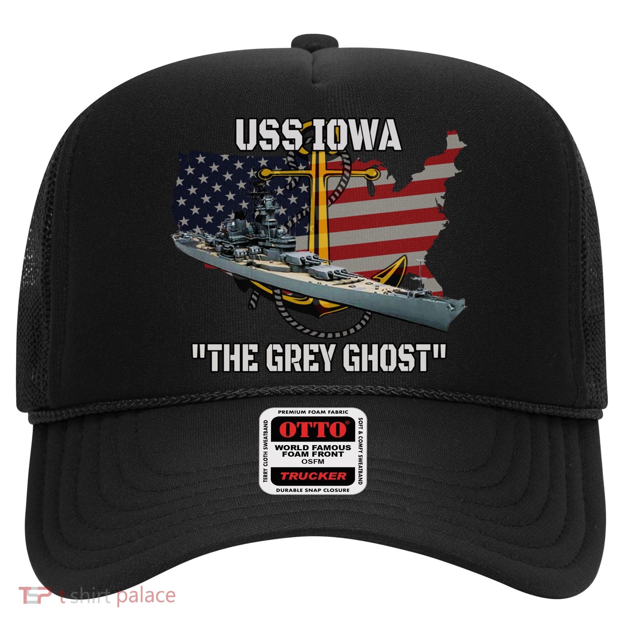 Uss Iowa Battleship Veterans Day Warship Bb61 FatherS Day Cute Gift Hat