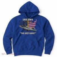 Uss Iowa Battleship Veterans Day Warship Bb61 FatherS Day Cute Gift Hoodie thumb 0