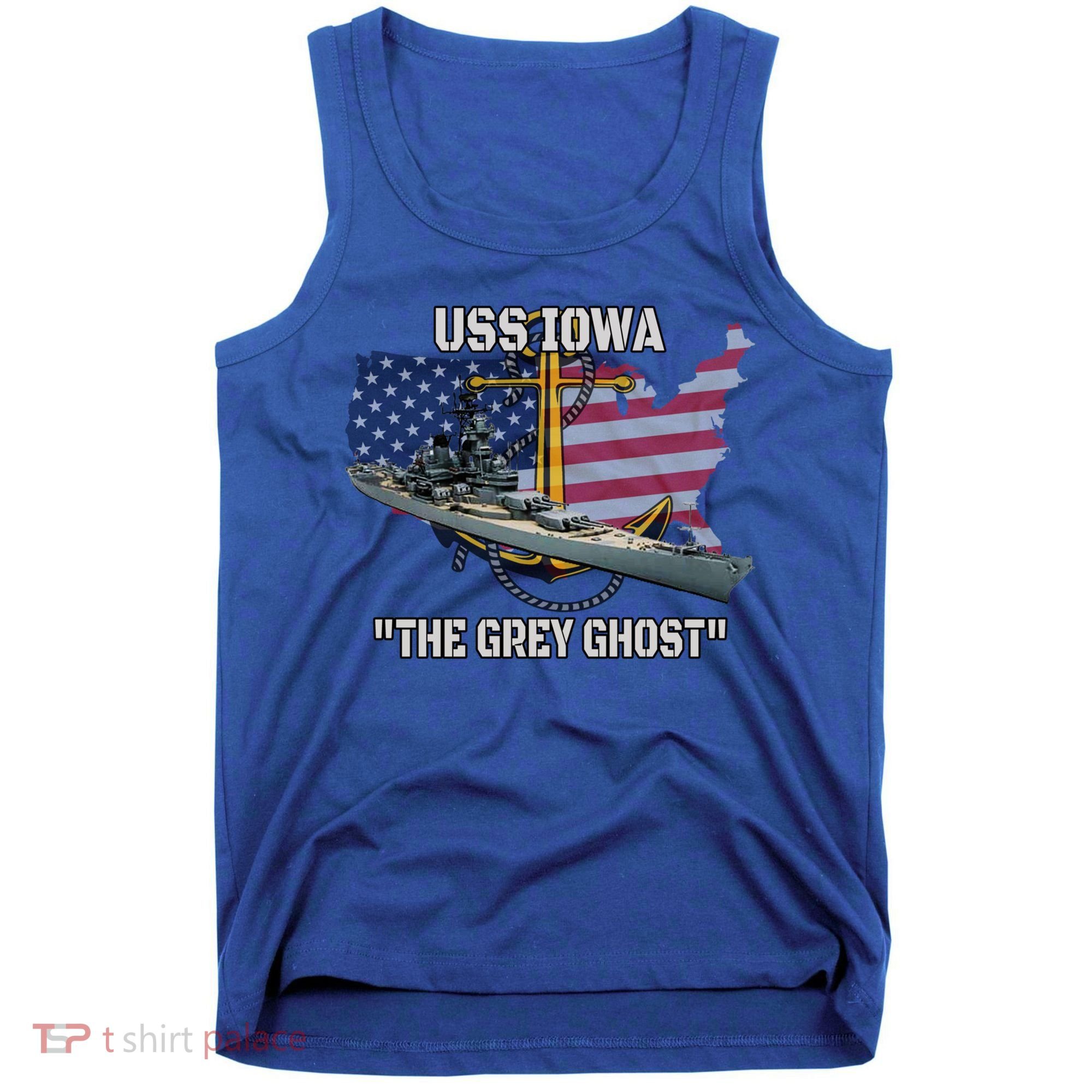 Uss Iowa Battleship Veterans Day Warship Bb61 FatherS Day Cute Gift Tank Top