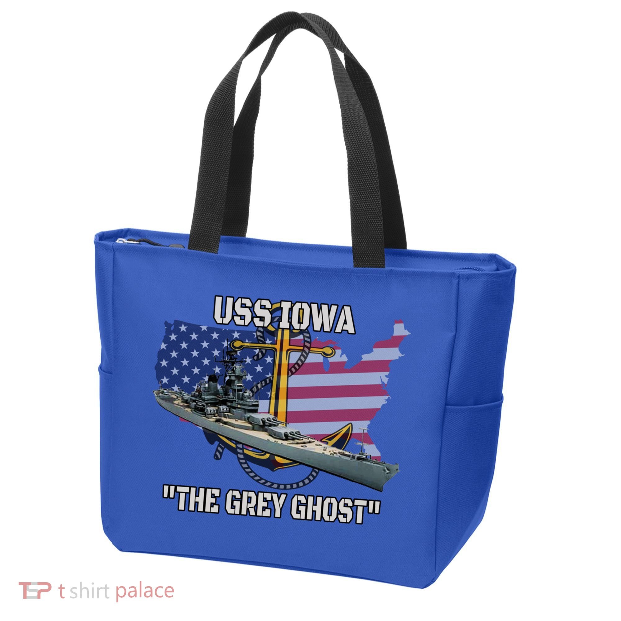Uss Iowa Battleship Veterans Day Warship Bb61 FatherS Day Cute Gift Tote Bag
