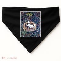 Unicorn In Captivity Medieval Renaissance Art Aesthetic USA-Made Doggie Bandana thumb 0