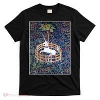 Unicorn In Captivity Medieval Renaissance Art Aesthetic T-Shirt thumb 0