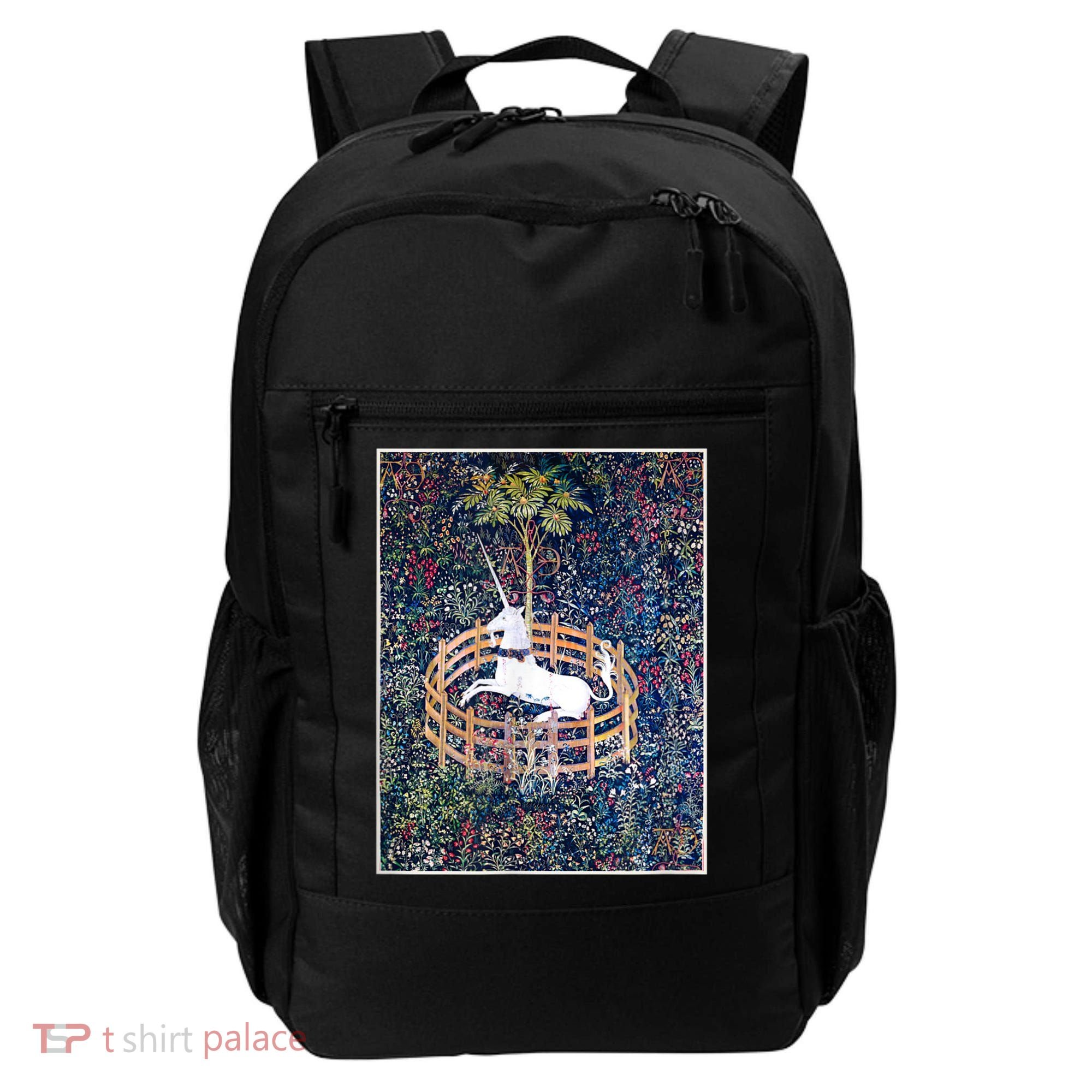 Unicorn In Captivity Medieval Renaissance Art Aesthetic Backpack