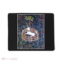 Unicorn In Captivity Medieval Renaissance Art Aesthetic Mousepad thumb 0
