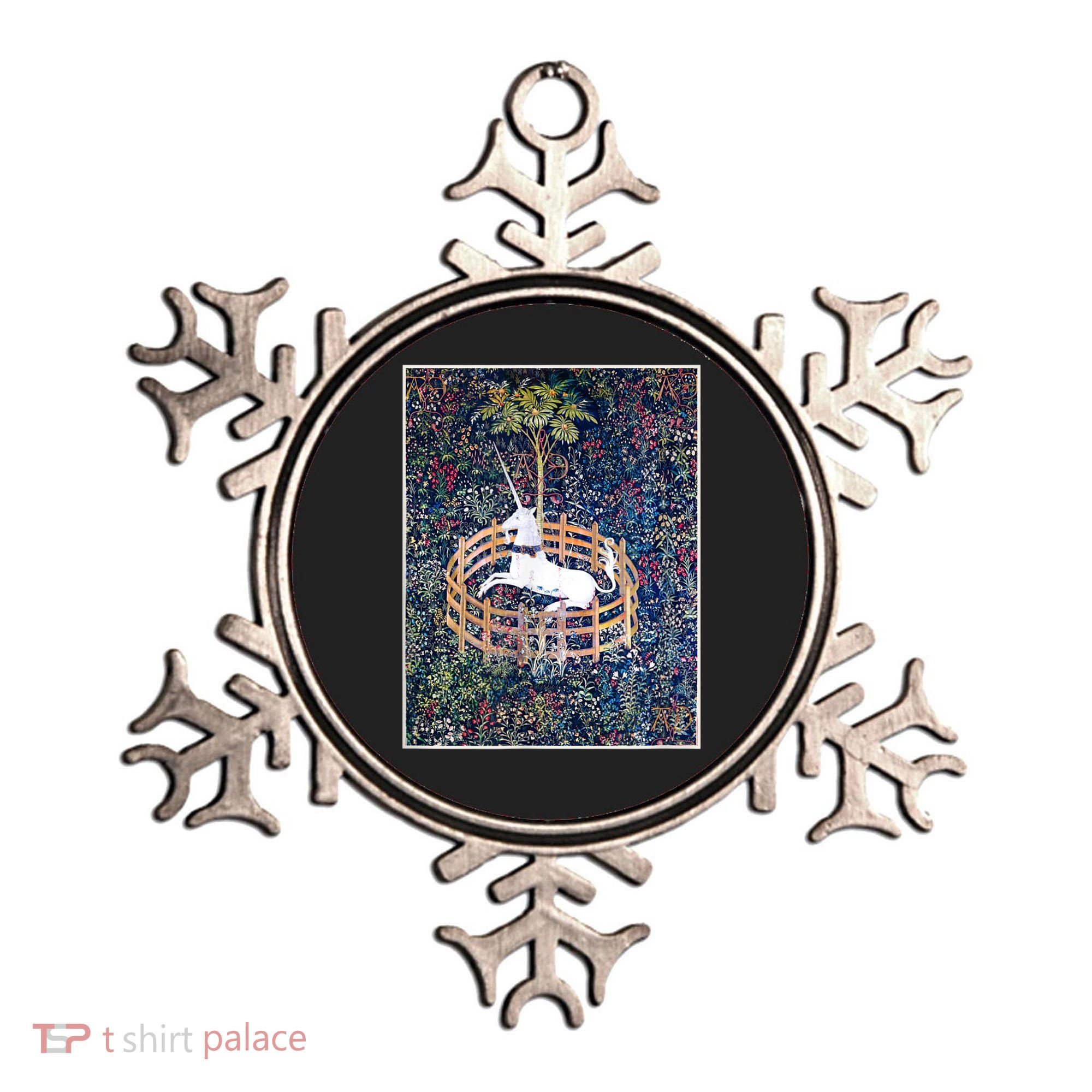 Unicorn In Captivity Medieval Renaissance Art Aesthetic Ornament
