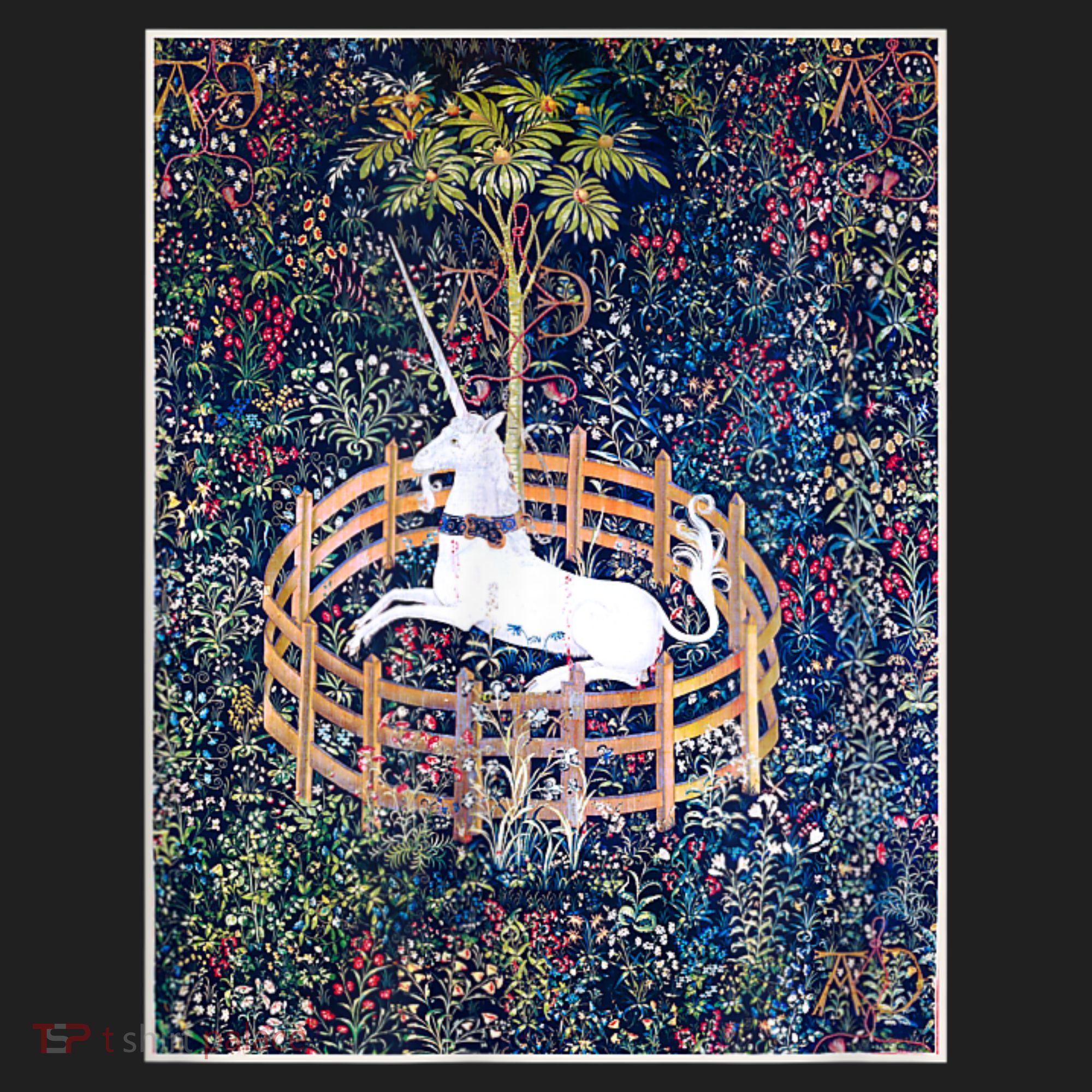 Unicorn In Captivity Medieval Renaissance Art Aesthetic Hat
