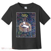 Unicorn In Captivity Medieval Renaissance Art Aesthetic Toddler T-Shirt thumb 0
