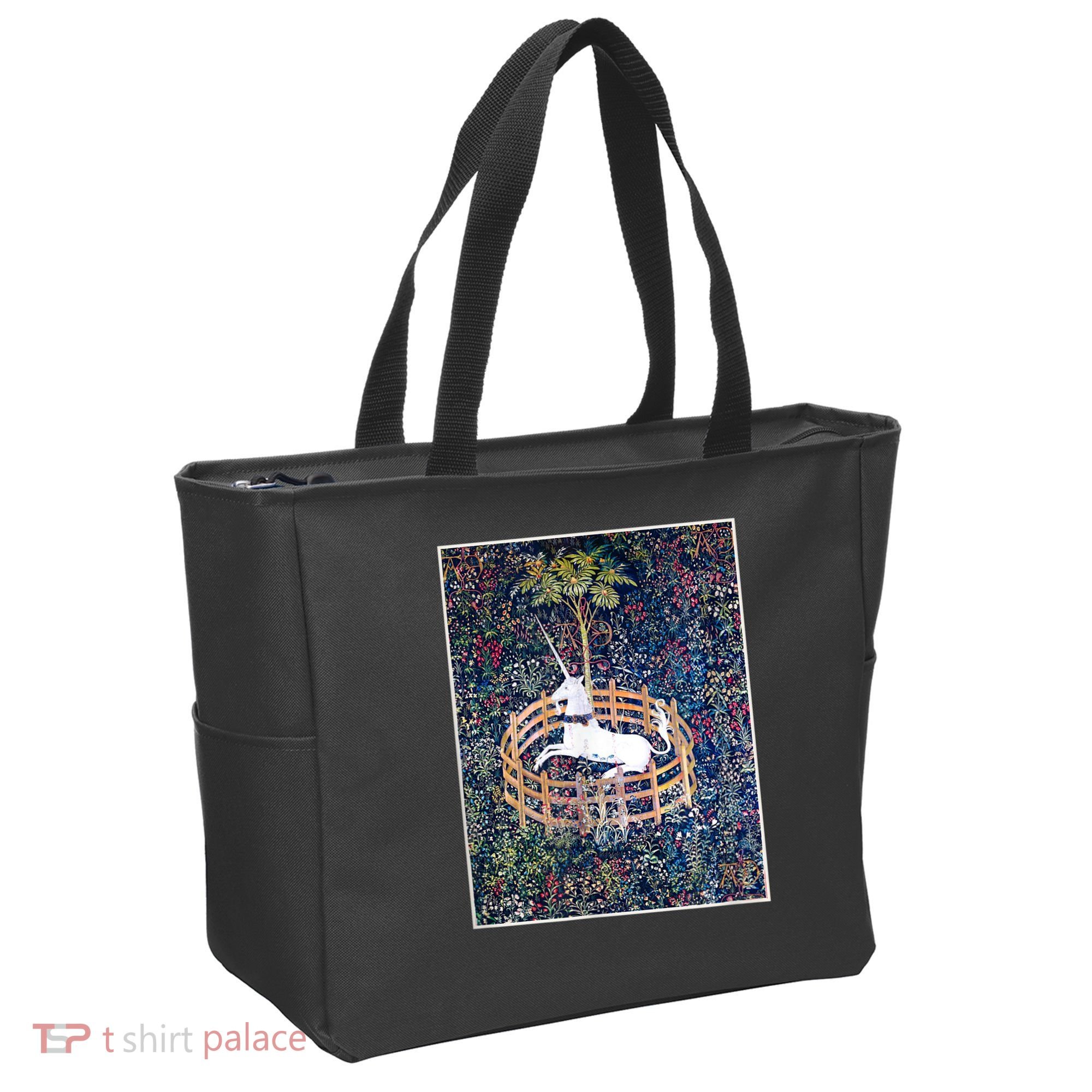 Unicorn In Captivity Medieval Renaissance Art Aesthetic Tote Bag