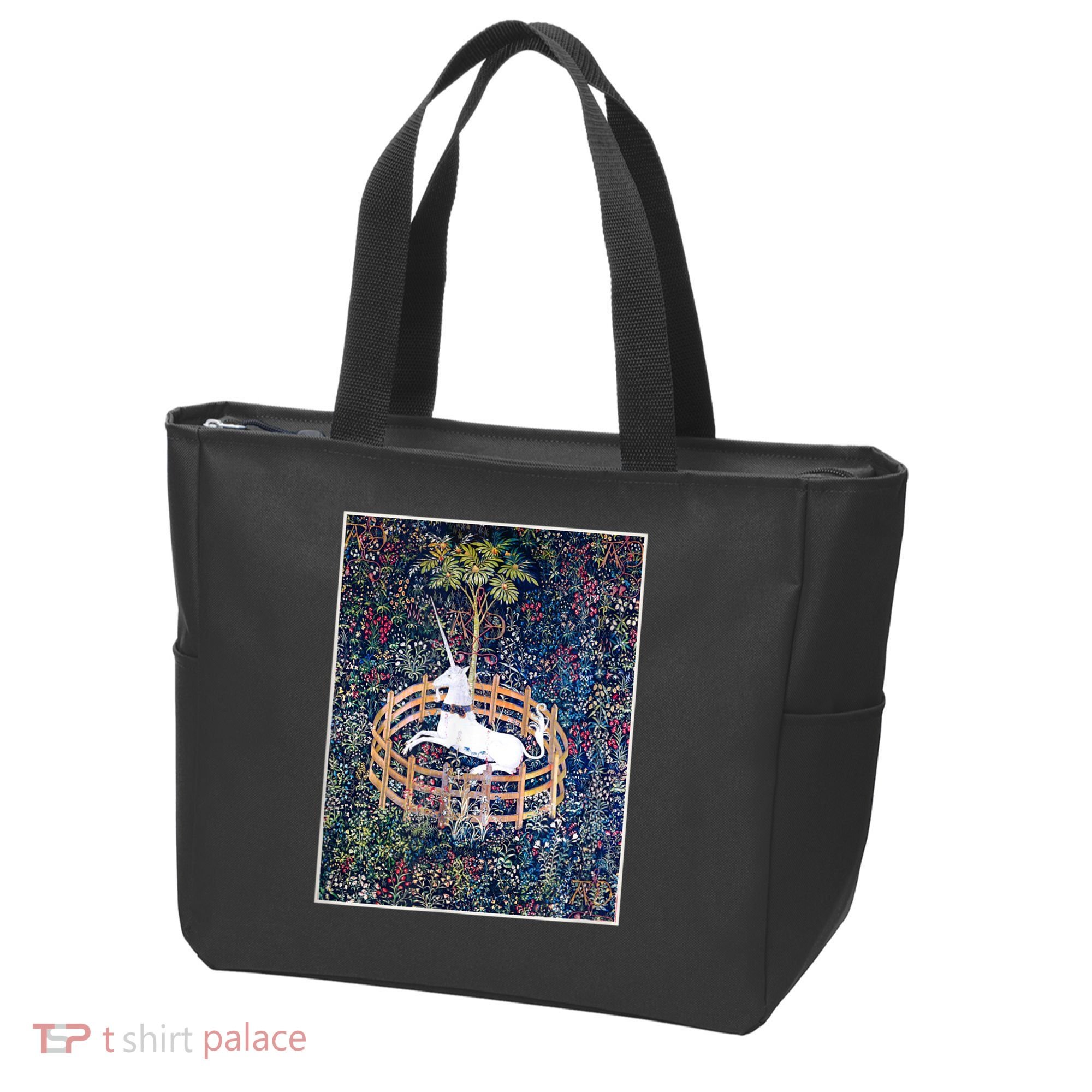 Unicorn In Captivity Medieval Renaissance Art Aesthetic Tote Bag