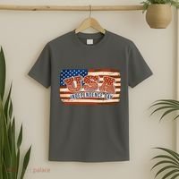 USA Independence Day Vintage Flag T-Shirt thumb 2