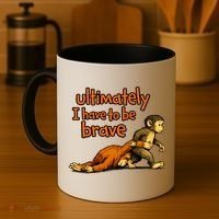 Ultimately I Have To Be Brave Monkey Punch Coffee Mug thumb 4
