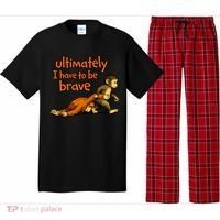 Ultimately I Have To Be Brave Monkey Punch Pajama Set thumb 0