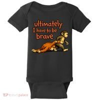 Ultimately I Have To Be Brave Monkey Punch Baby Bodysuit thumb 0