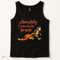 Ultimately I Have To Be Brave Monkey Punch Tank Top thumb 2