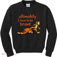 Ultimately I Have To Be Brave Monkey Punch Kids Sweatshirt thumb 0