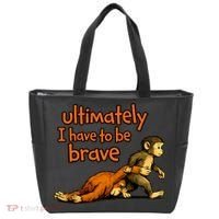 Ultimately I Have To Be Brave Monkey Punch Tote Bag thumb 0