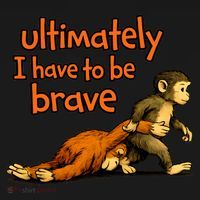 Ultimately I Have To Be Brave Monkey Punch Tote Bag thumb 4