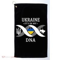 Ukraine Is In My DNA Golf Towel thumb 0