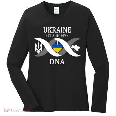 Ukraine Is In My DNA Women's Long Sleeve Shirt