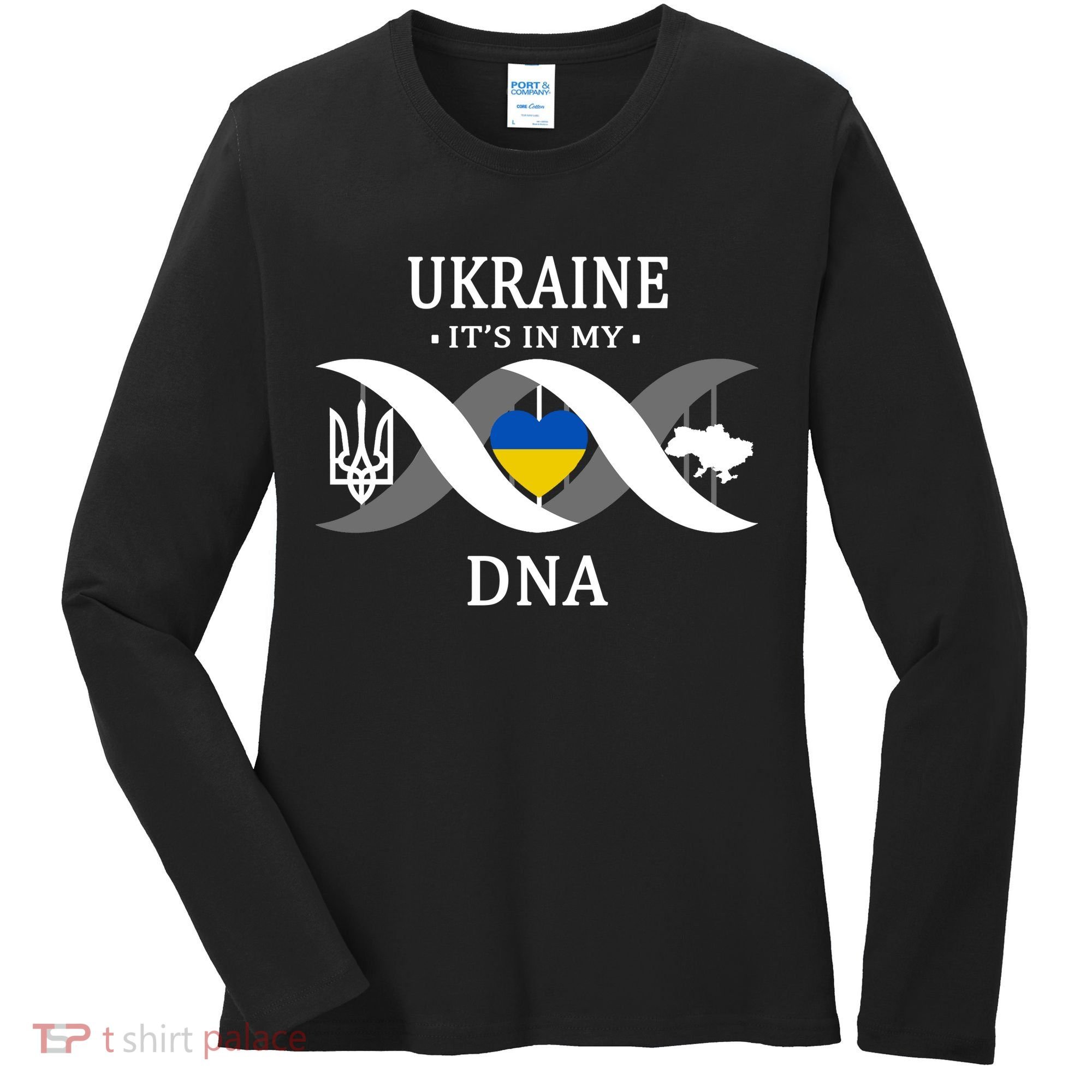 Ukraine Is In My DNA Women's Long Sleeve Shirt