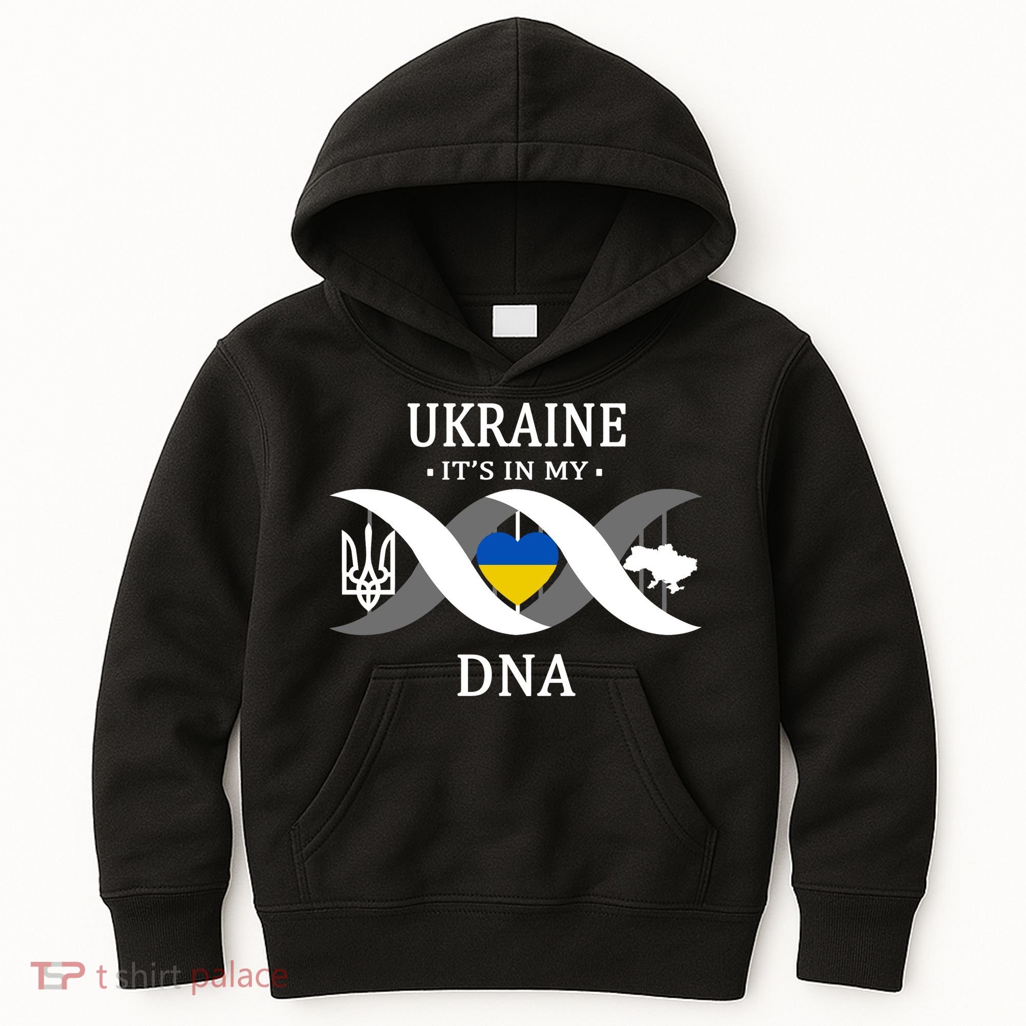 Ukraine Is In My DNA Kids Hoodie