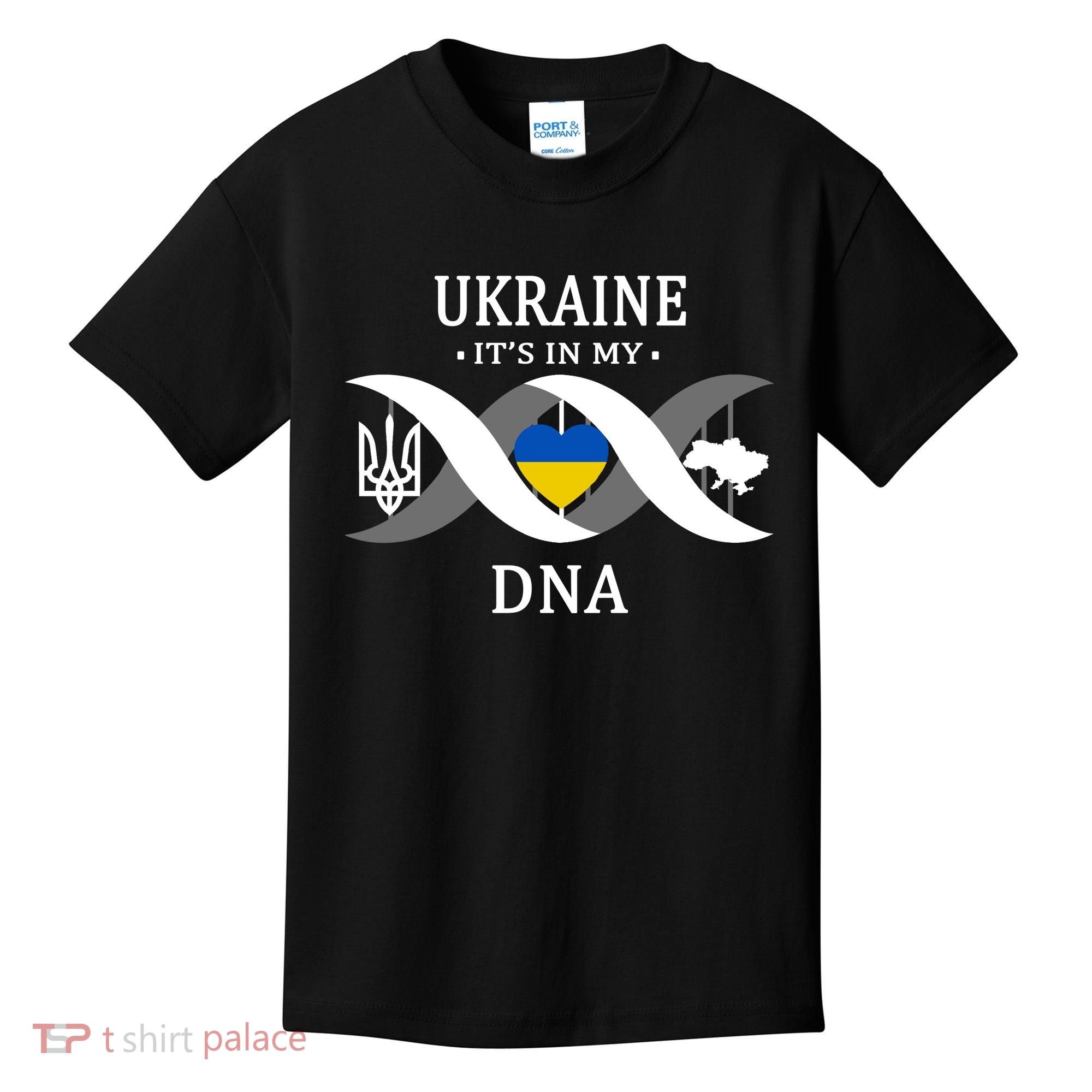 Ukraine Is In My DNA Kids T-Shirt