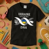 Ukraine Is In My DNA Kids T-Shirt thumb 3