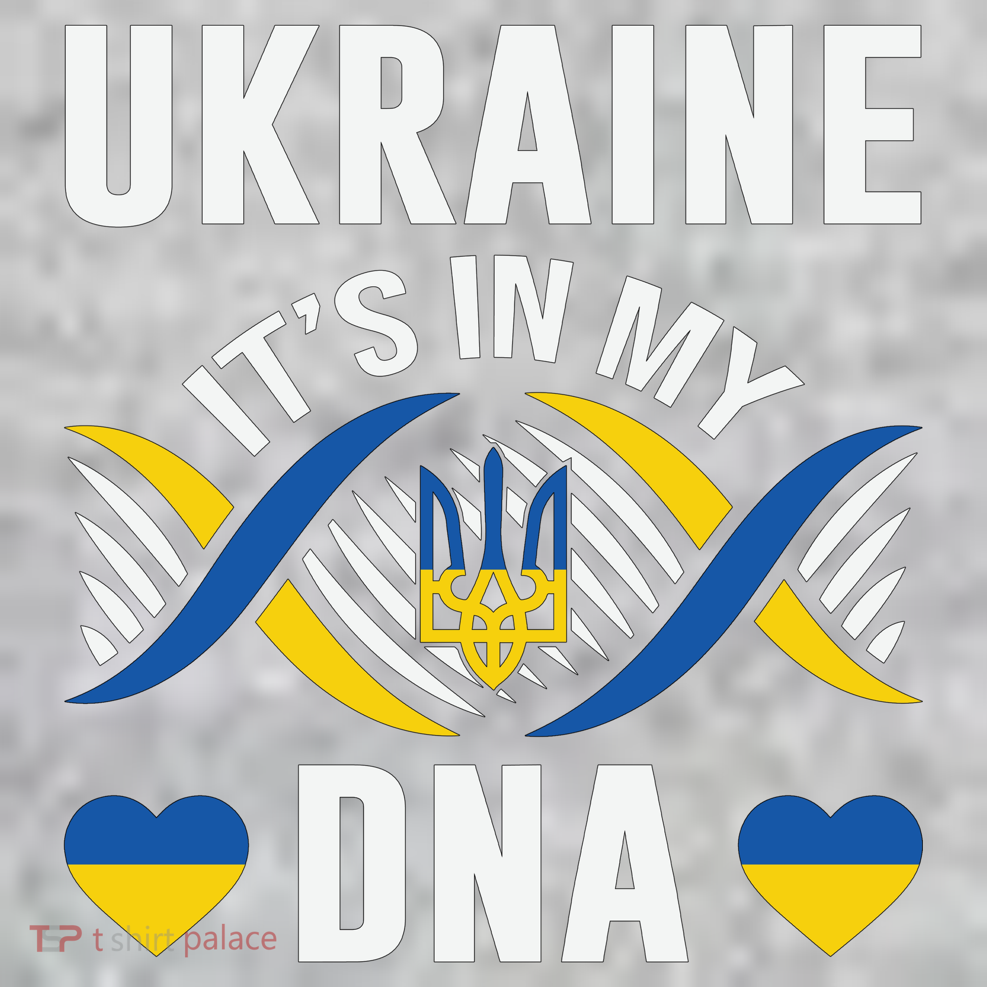 Ukraine Its In My DNA National Symbol Long Sleeve Shirt