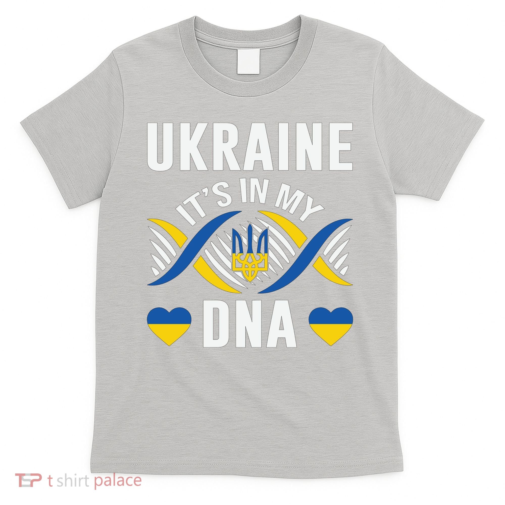 Ukraine Its In My DNA National Symbol T-Shirt