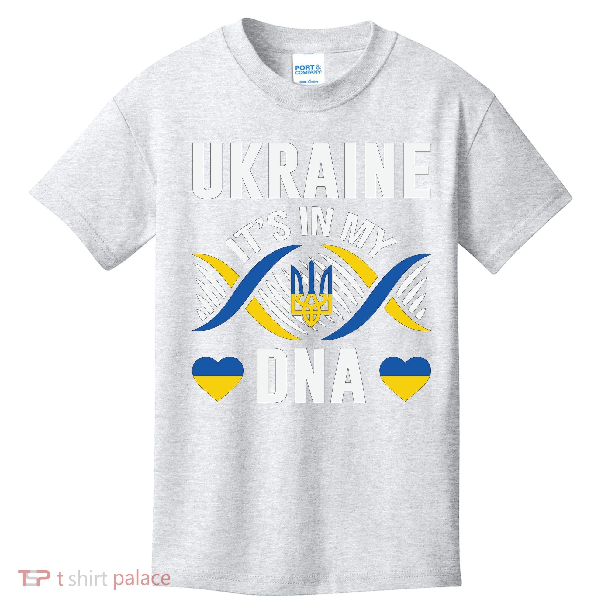 Ukraine Its In My DNA National Symbol Kids T-Shirt