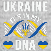 Ukraine Its In My DNA National Symbol Kids T-Shirt thumb 2